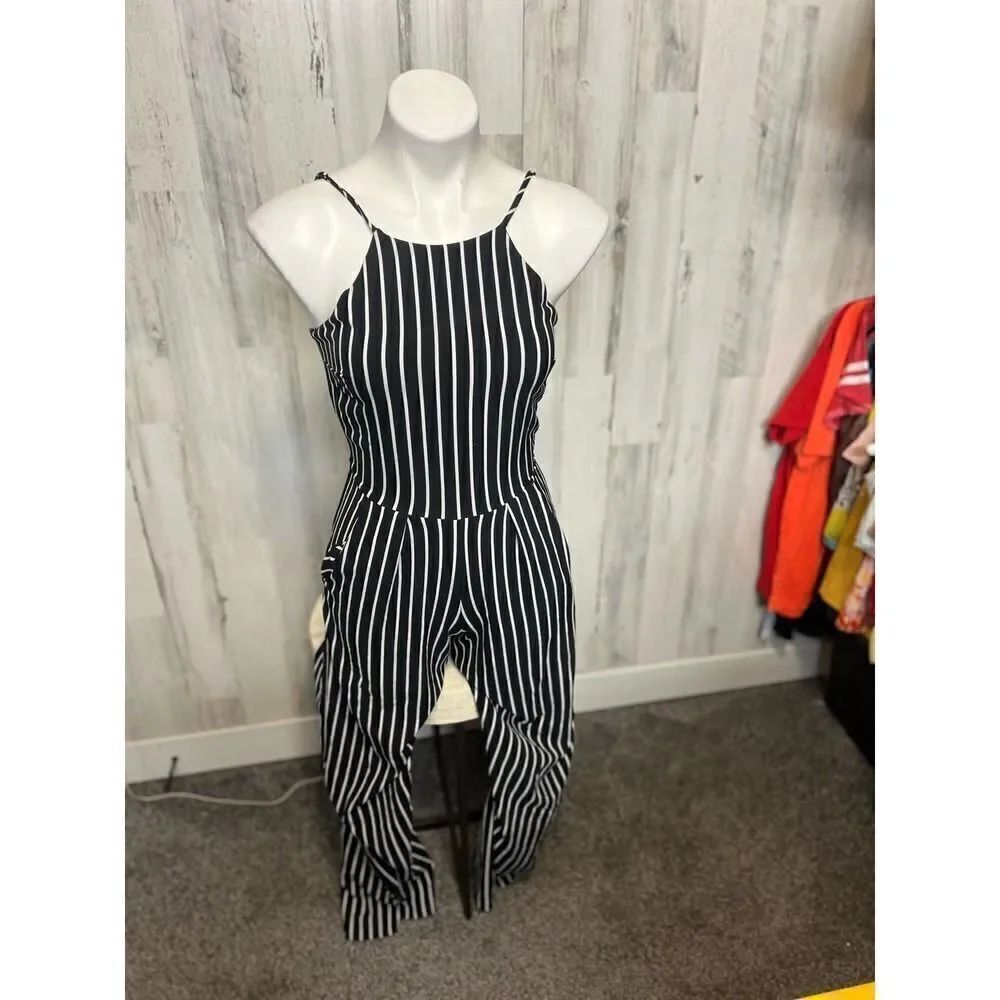 Stripped jumpsuit